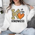 Unity Day K Is For Kindness Anti Bullying Orange Teacher Men Women Kids Unisex Sweatshirt, funny design Unity Day K Is For Kindness Anti Bullying Orange Teacher Men Women Kids Unisex Sweatshirt, funny design