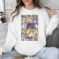 Women Halloween The Teacher Tour Ghosts Pencil Pumpkins Unisex Sweatshirt, funny design