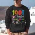 100 Days Of Living That 2nd Grade Life Boy Girl Teacher Unisex Sweatshirt, 2nd Grade Teacher Sweatshirts, funny gift