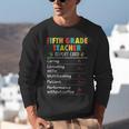 5th Grade Teacher Report Card Appreciation Men Women Unisex Sweatshirt, funny gift