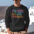 7th Grade Crew The Real Celebrities Of The Hallway Teacher Unisex Sweatshirt, funny gift 7th Grade Crew The Real Celebrities Of The Hallway Teacher Unisex Sweatshirt, funny gift