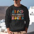 ABCD Kindergarten Rocks Back To School Teacher Kindergarten Unisex Sweatshirt, funny gift