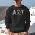 Art Artist Painting Teacher T Shirt Mona Lisa Great Wave For Men Women Unisex Sweatshirt, funny gift