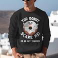 Art Teacher Halloween Donut Lover Costume Kawaii Monster Unisex Sweatshirt, funny gift
