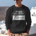 Avoid Negativity Math Teacher Unisex Sweatshirt, funny gift