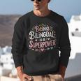 Being Bilingual Is A Superpower ESL Teacher School Unisex Sweatshirt, Esl Teacher Sweatshirts, funny gift Being Bilingual Is A Superpower ESL Teacher School Unisex Sweatshirt, Esl Teacher Sweatshirts, funny gift