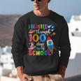 I Blasted Through 100 Days Of School 100th Day Teacher Kids Unisex Sweatshirt, funny gift I Blasted Through 100 Days Of School 100th Day Teacher Kids Unisex Sweatshirt, funny gift