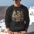 Book Tree All Is Calm Said No Teacher Ever Christmas Unisex Sweatshirt, funny gift