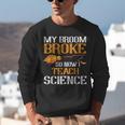 My Broom Broke So Now I Teach Science Teacher Halloween Unisex Sweatshirt, Science Teacher Sweatshirts, funny gift