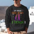 My Broom Broke So Now I Teach Teacher Witch Halloween Unisex Sweatshirt, funny gift