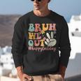 Bruh We Out Teacher Retro Last Day Of School Boys Girls Kids Unisex Sweatshirt, funny gift Bruh We Out Teacher Retro Last Day Of School Boys Girls Kids Unisex Sweatshirt, funny gift