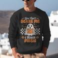 You Can't Scare Me I Teach Music Retro Teacher Halloween Unisex Sweatshirt, funny gift