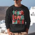 Christmas Coquette Bow Teacher Teach Love Inspire Unisex Sweatshirt, funny gift