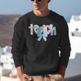 Coquette Bow Teach Teacher Happy First Day Back To School Unisex Sweatshirt, funny gift Coquette Bow Teach Teacher Happy First Day Back To School Unisex Sweatshirt, funny gift