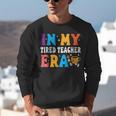 Cute Coffee Glass Face Happy Day In My Tired Teacher ERA For Men Women Unisex Sweatshirt, funny gift