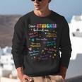 Dear Student Behind Me Teacher Appreciation Back To School Unisex Sweatshirt, funny gift Dear Student Behind Me Teacher Appreciation Back To School Unisex Sweatshirt, funny gift