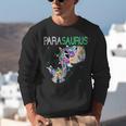 Dino Para Professional Teacher Collection T-Rex Dinosaur Paraeducator Assistant Teacher Unisex Sweatshirt, funny gift