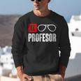 El Professor Money Costume Profesor Glasses Men Teacher Gift Unisex Sweatshirt, funny gift