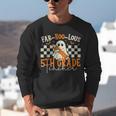 Fab Boo Lous 5th Grade Teacher Retro Ghost Spooky Halloween Unisex Sweatshirt, funny gift