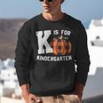 Fall Kindergarten Teacher K Is For Buffalo Plaid Pumpkin Unisex Sweatshirt, funny gift Fall Kindergarten Teacher K Is For Buffalo Plaid Pumpkin Unisex Sweatshirt, funny gift