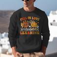 Fall In Love With Learning Autumn Pumpkin Fall Teacher Kids Unisex Sweatshirt, funny gift Fall In Love With Learning Autumn Pumpkin Fall Teacher Kids Unisex Sweatshirt, funny gift