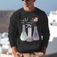 Flowers Test Tube Chemistry Student Science Teacher Women Unisex Sweatshirt, Science Teacher Sweatshirts, funny gift