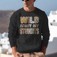 Fun Zoo Animal Print Teacher Shirts Wild About My Students Unisex Sweatshirt, funny gift