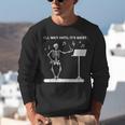 Funny Skeleton Music Teacher I'Ll Wait Until It's Quiet Unisex Sweatshirt, funny gift
