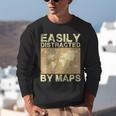 Geography Teacher Easily Distracted By Maps Unisex Sweatshirt, funny gift Geography Teacher Easily Distracted By Maps Unisex Sweatshirt, funny gift