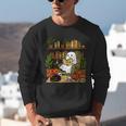 Ghost Library Reading Books Halloween Librarian Teacher Unisex Sweatshirt, funny gift Ghost Library Reading Books Halloween Librarian Teacher Unisex Sweatshirt, funny gift