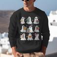 Ghost Reading Teacher Halloween Costume Librarian Book Lover Unisex Sweatshirt, funny gift
