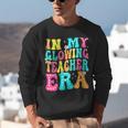 In My Glowing Teacher Era Groovy Colorful Bright Unisex Sweatshirt, Groovy Teacher Sweatshirts, funny gift In My Glowing Teacher Era Groovy Colorful Bright Unisex Sweatshirt, Groovy Teacher Sweatshirts, funny gift