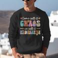 Groovy Some Call It Chaos We Call It Kindergarten Teacher Unisex Sweatshirt, Groovy Teacher Sweatshirts, funny gift Groovy Some Call It Chaos We Call It Kindergarten Teacher Unisex Sweatshirt, Groovy Teacher Sweatshirts, funny gift
