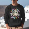 Groovy Retro Lets Learn Today Teacher Student Back To School Unisex Sweatshirt, Groovy Teacher Sweatshirts, funny gift