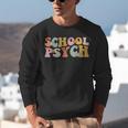 Groovy Retro School Psych Teacher School Psychologist For Men Women Girls Kids Unisex Sweatshirt, Groovy Teacher Sweatshirts, funny gift