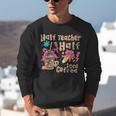 Half Teacher Half Iced Coffee Back To School Unisex Sweatshirt, funny gift Half Teacher Half Iced Coffee Back To School Unisex Sweatshirt, funny gift