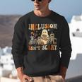 Halloween SLP Sped Teacher Groovy Inclusion Isn't Scary Unisex Sweatshirt, Groovy Teacher Sweatshirts, funny gift