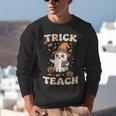 Halloween Teacher Shirts Women School Trick Or Teach Groovy Unisex Sweatshirt, Groovy Teacher Sweatshirts, funny gift Halloween Teacher Shirts Women School Trick Or Teach Groovy Unisex Sweatshirt, Groovy Teacher Sweatshirts, funny gift
