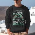 Halloween Teacher Tshirts Science Teachers Love Brains Unisex Sweatshirt, Science Teacher Sweatshirts, funny gift