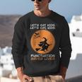 Halloween Teacher Witch Lets Eat Kids Punctuation Unisex Sweatshirt, funny gift