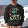 Happy First Day Of School Teacher Back To School Student Unisex Sweatshirt, funny gift