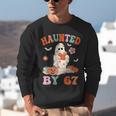 Haunted By 67 Boo Ghost Teacher 6 7 Halloween Costume Unisex Sweatshirt, funny gift