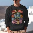 Helping Little Minds Grow Teacher First Day Back To School Unisex Sweatshirt, funny gift Helping Little Minds Grow Teacher First Day Back To School Unisex Sweatshirt, funny gift