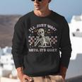 I'Ll Just Wait Until It's Quiet Skeleton Teacher Unisex Sweatshirt, funny gift