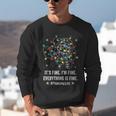 It's Fine I'm Fine Christmas Light Principal Teacher Xmas Men Women Unisex Sweatshirt, funny gift It's Fine I'm Fine Christmas Light Principal Teacher Xmas Men Women Unisex Sweatshirt, funny gift
