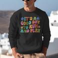 Its A Good Day To Run And Play PE Teacher Physical Education Unisex Sweatshirt, Pe Teacher Sweatshirts, funny gift