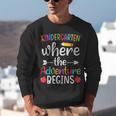 Kindergarten Where The Adventure Begins Shirt Children's Teacher Unisex Sweatshirt, funny gift Kindergarten Where The Adventure Begins Shirt Children's Teacher Unisex Sweatshirt, funny gift