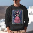 La Maestra Halloween Mexican Bingo Card Teacher Lottery Card Unisex Sweatshirt, funny gift