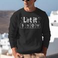 Let It Snow Christmas Pajamas Chemistry Teacher Unisex Sweatshirt, funny gift
