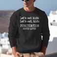 Let's Eat Kids Punctuation Saves Lives Teacher Unisex Sweatshirt, funny gift Let's Eat Kids Punctuation Saves Lives Teacher Unisex Sweatshirt, funny gift
